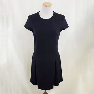 HunkyDory Stockholm Day Dress black sheath Short Sleeve Women's size medium